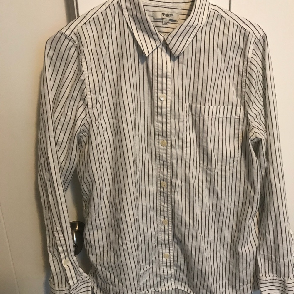 Madewell boyfriend button up